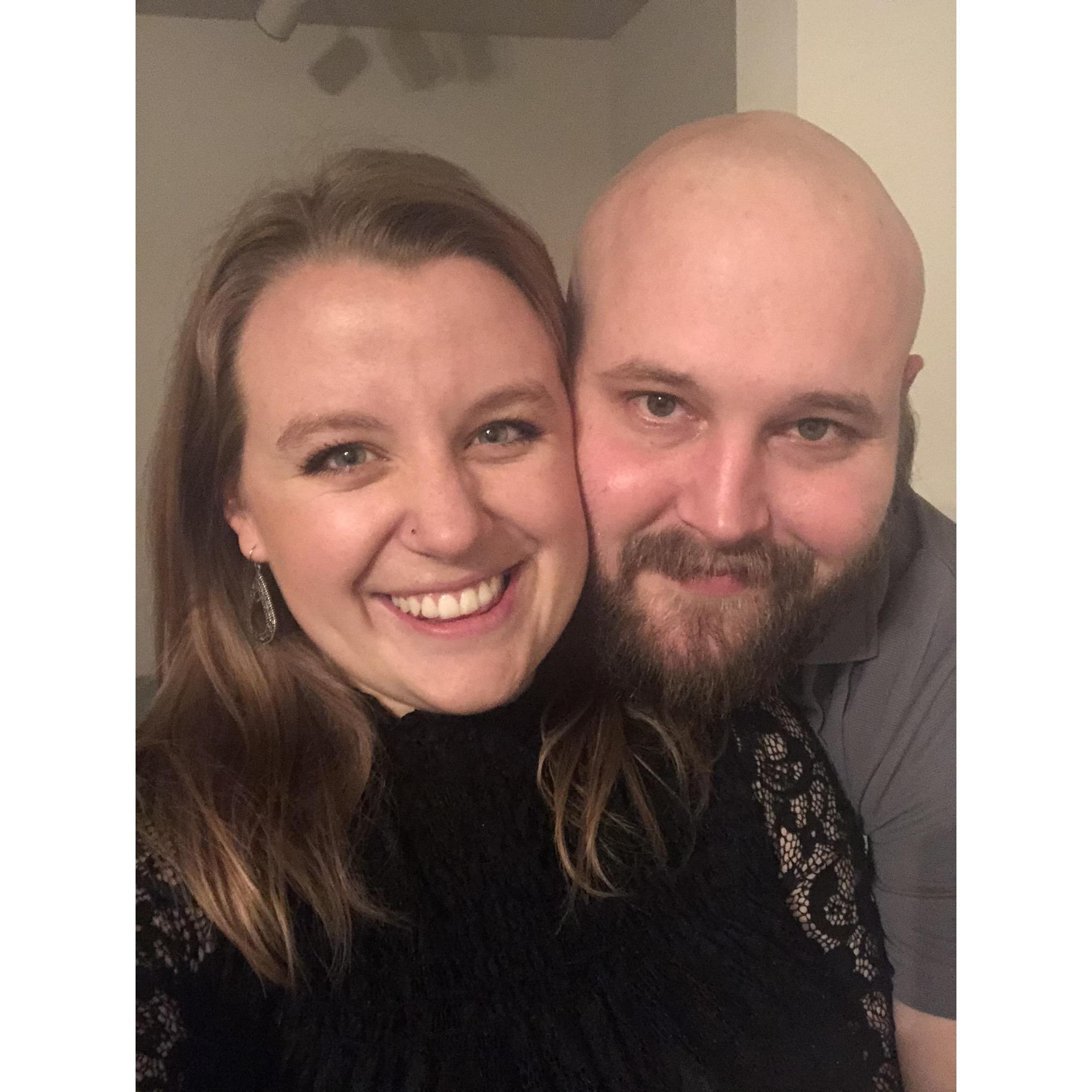 Our first New Year's Eve together. We went to dinner at one of our favorite restaurants, The Gin.