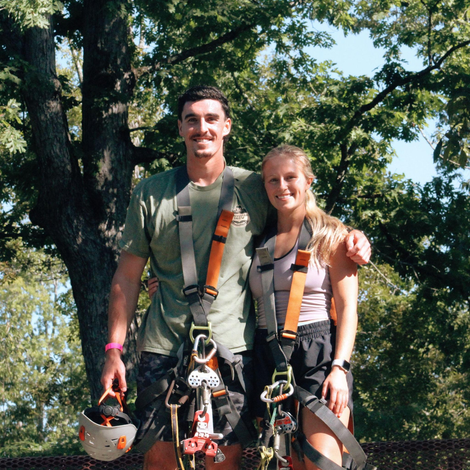Ziplining in Gatlinburg, TN in August, 2022!