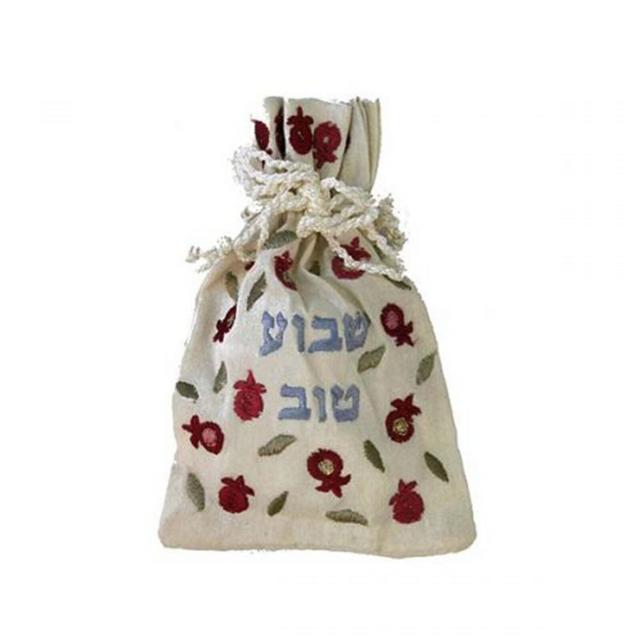 Embroidered Spice Bag + Cloves - Good Week - "שבוע טוב"