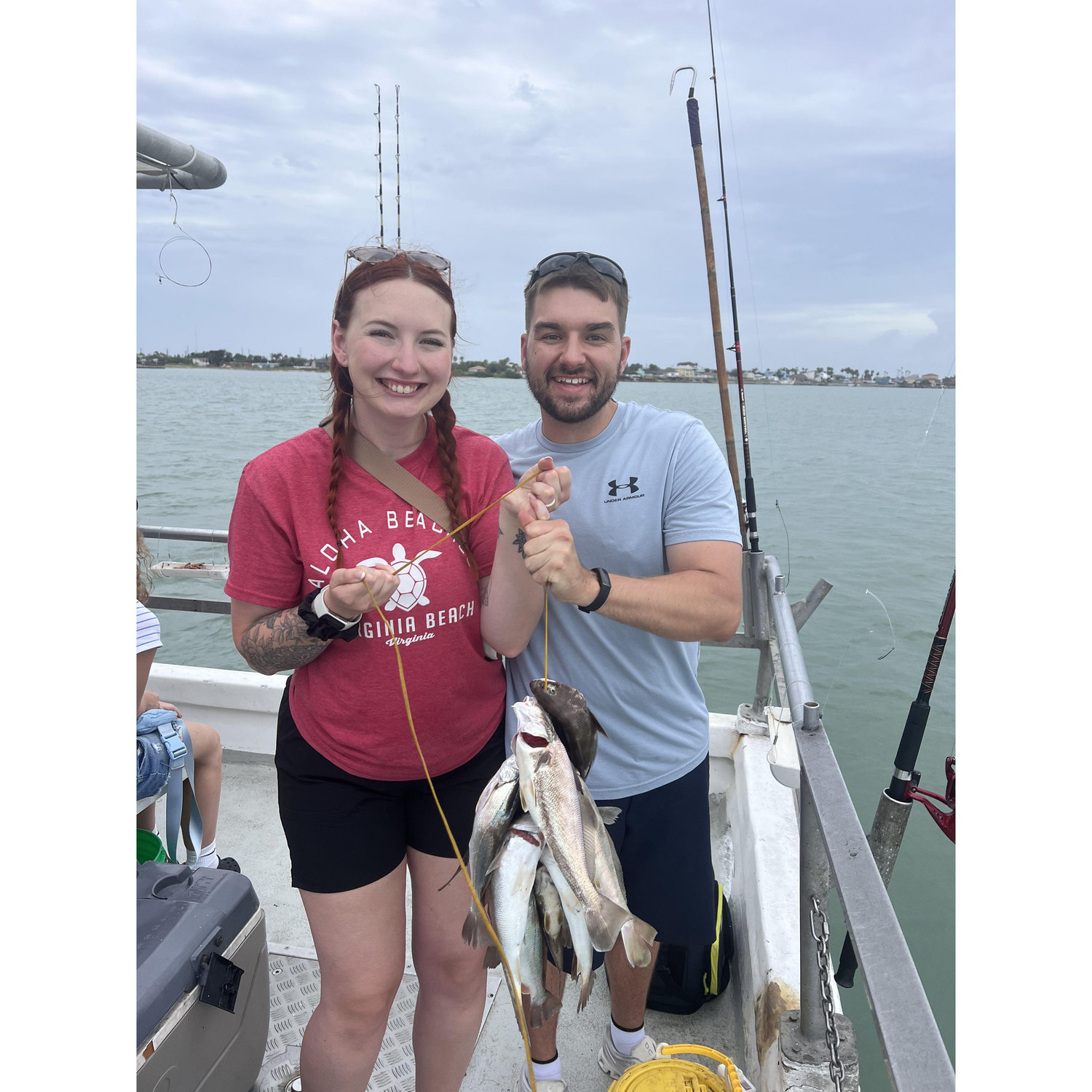 Bay fishing in Texas.