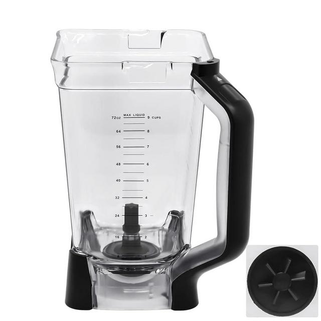 WARDFYT Replacement Pitcher 72 oz XL Compatible with Ninja Blender (New Model) BL610, 72oz Crushing Pitchers Replacement for Ninja BL710WM BL710WMC CO610B CO650B CT610