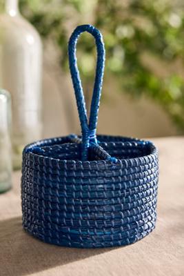 Woven Seagrass Utensil Holder