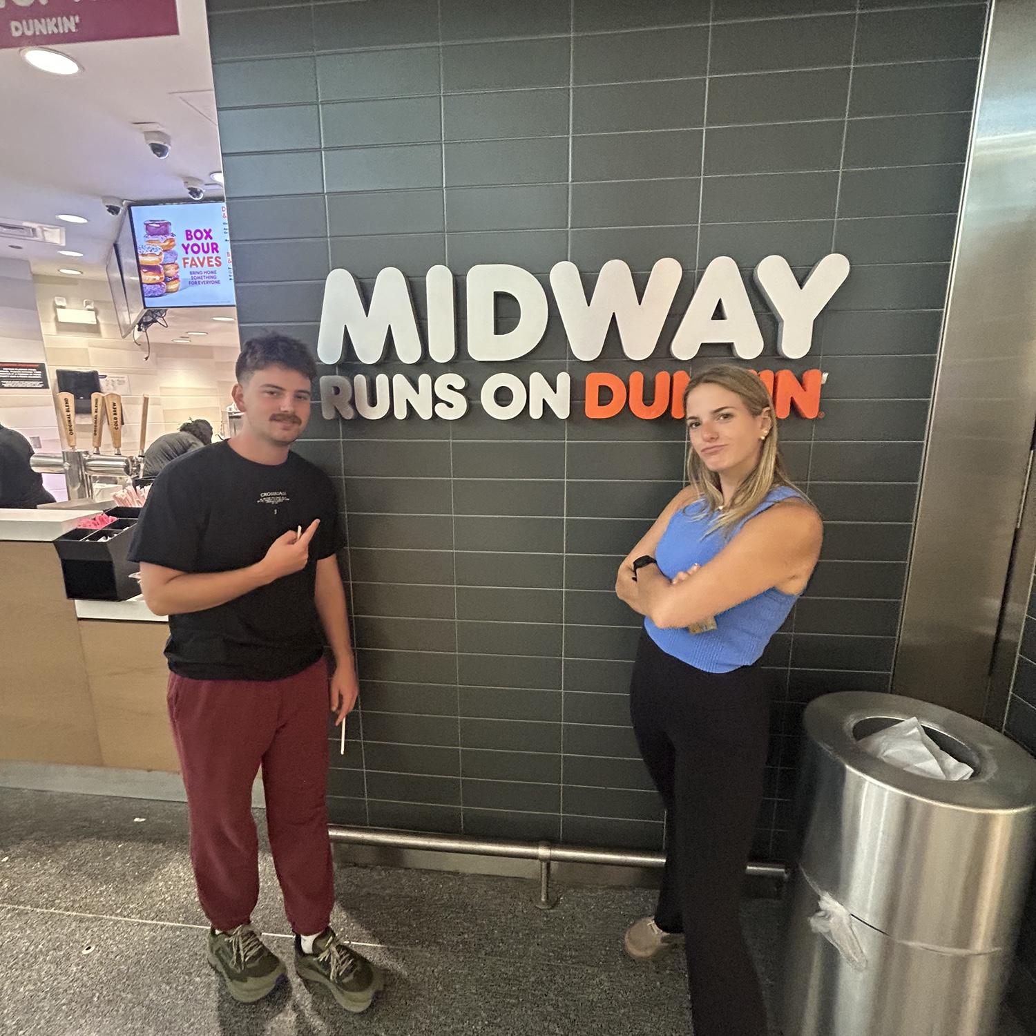 Midway runs on Dunkin IYKYK