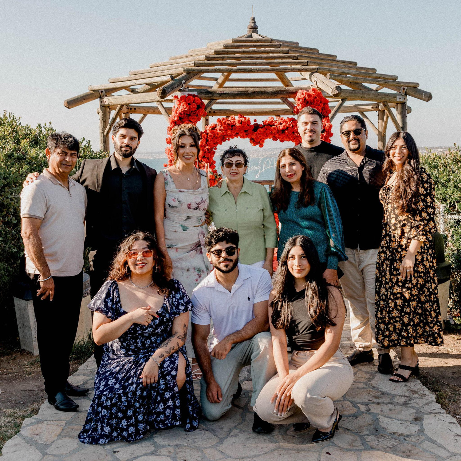 Our engagement family/friends photo.
