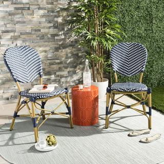 Lisbeth Stacking Outdoor Side Chair, Set of 2
