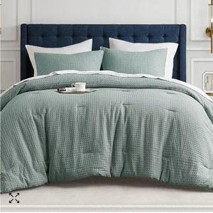 510 Design Mina Waffle Textured Comforter Sets - Macy's