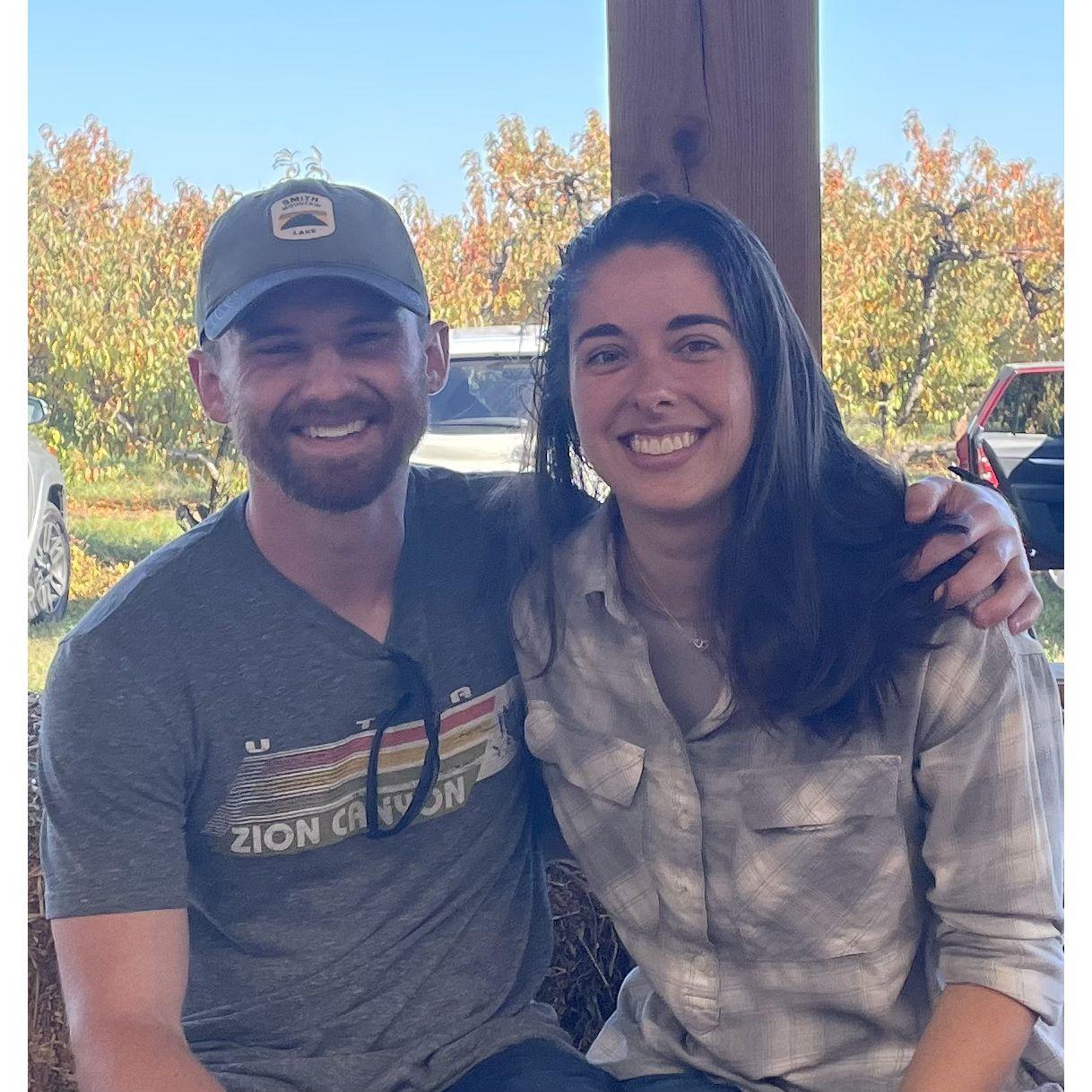 On an apple-picking double date