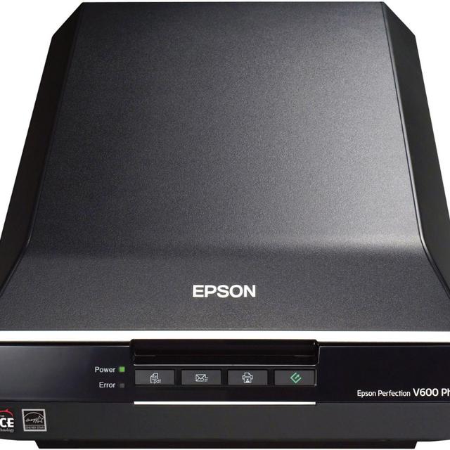 Epson - Perfection V600 Photo Scanner - Black