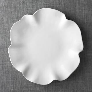 White Ruffle Platter