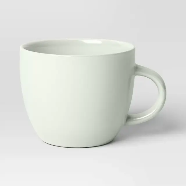 16oz Stoneware Avesta Mug Light Green - Threshold™