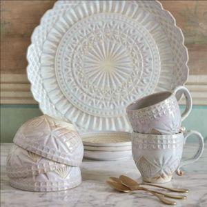 Costa Nova Cristal Fine Stoneware Dinnerware (Nacar)