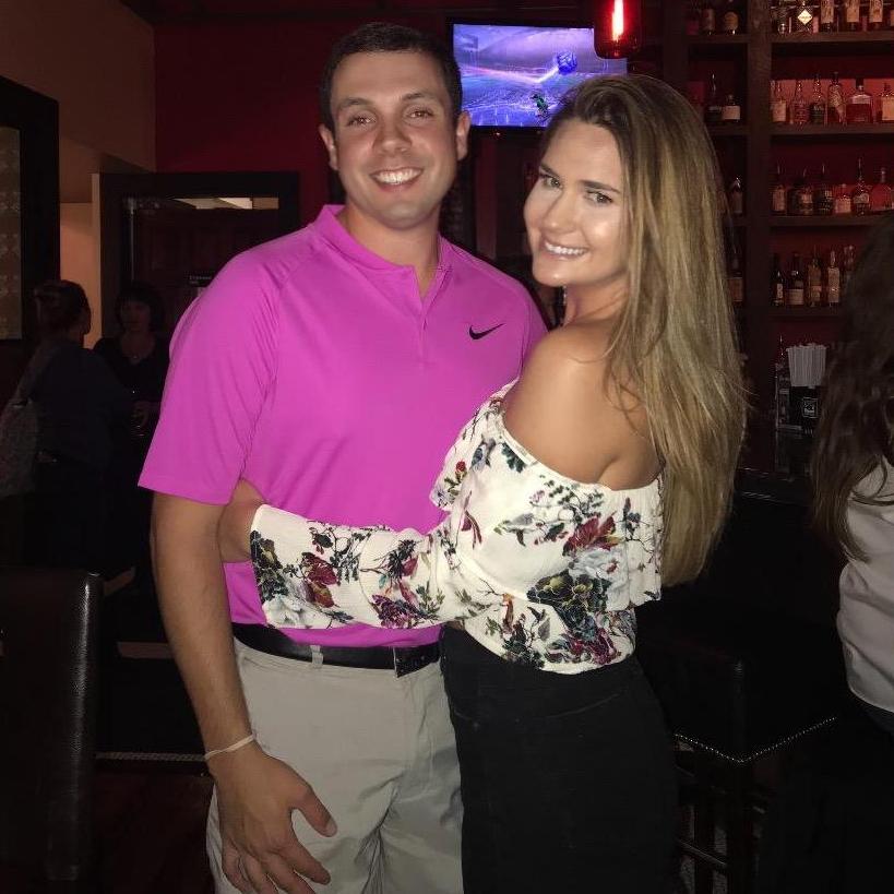 Our first date! Fun fact…my friends and sister were all downstairs eating at a different restaurant, so they were able to capture this special moment ❤️