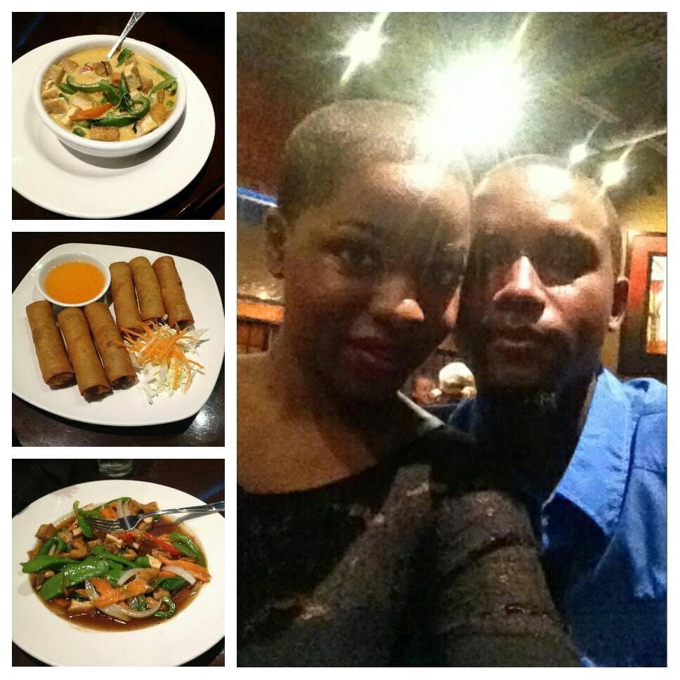 A dinner date in TN right after I did a big chop.