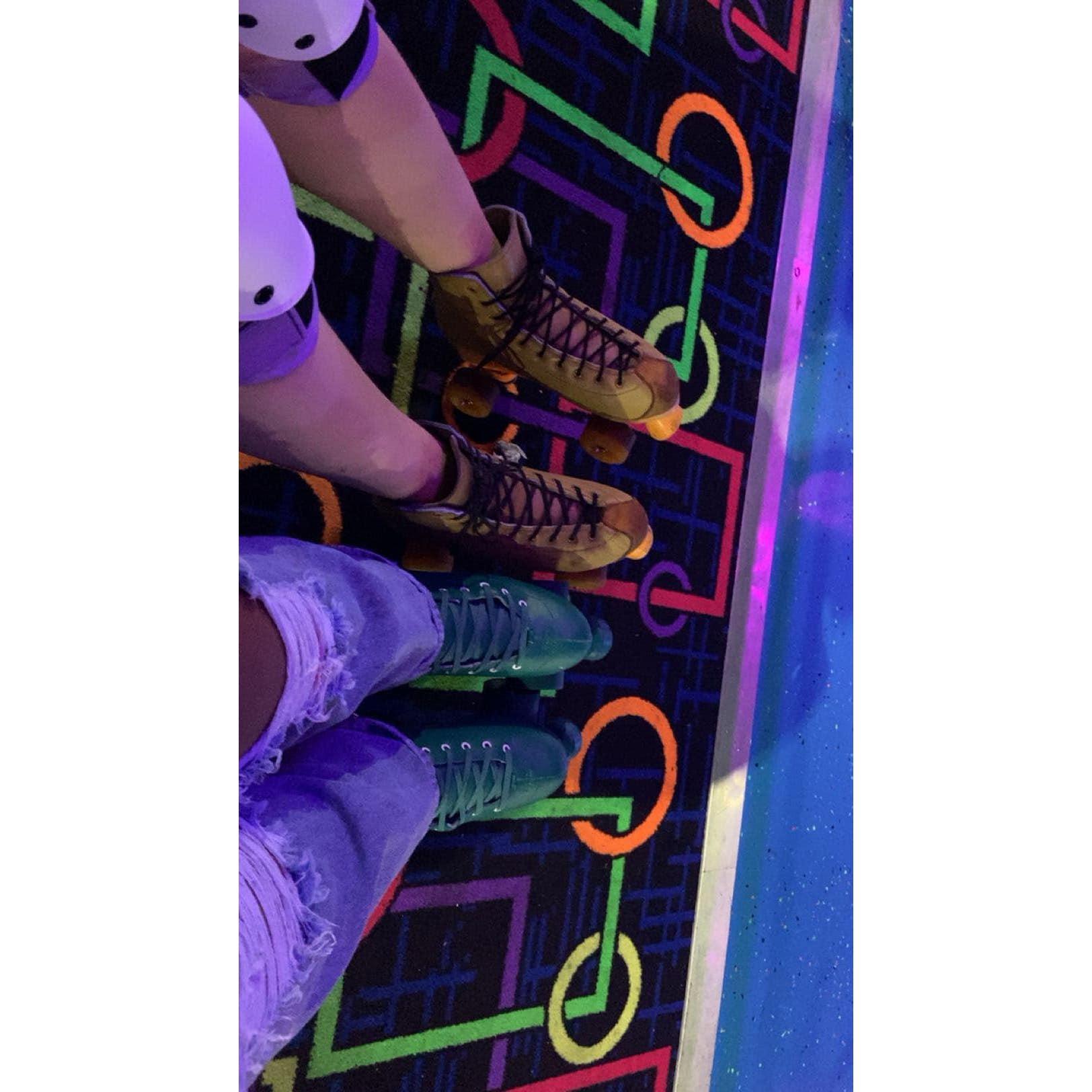 Our first time skating together