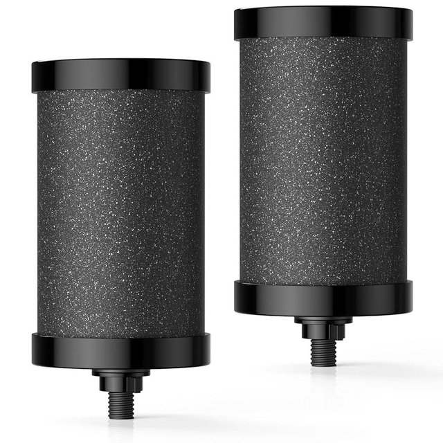 2387 Pro Filter Replacement, NSF Certified for Alexapure 2387 Pro Water Filter, 5,000 Gallon Throughput Capacity Compatible with Alexapure Pro Water Filtration System, 2 Pack Black