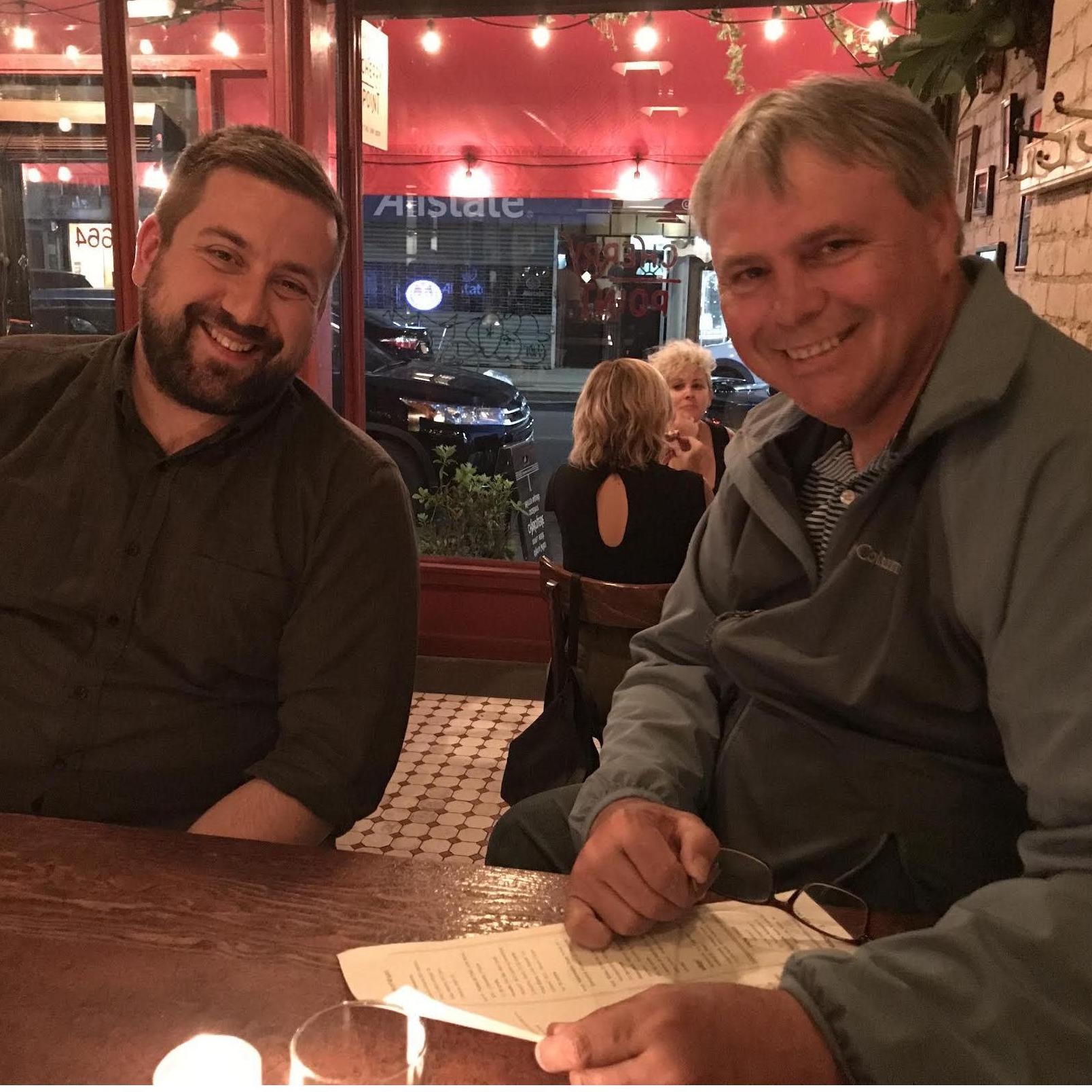 When Dad came to visit for Alex's FIT Design Entrepreneurs presentation.
Brooklyn, June 2018