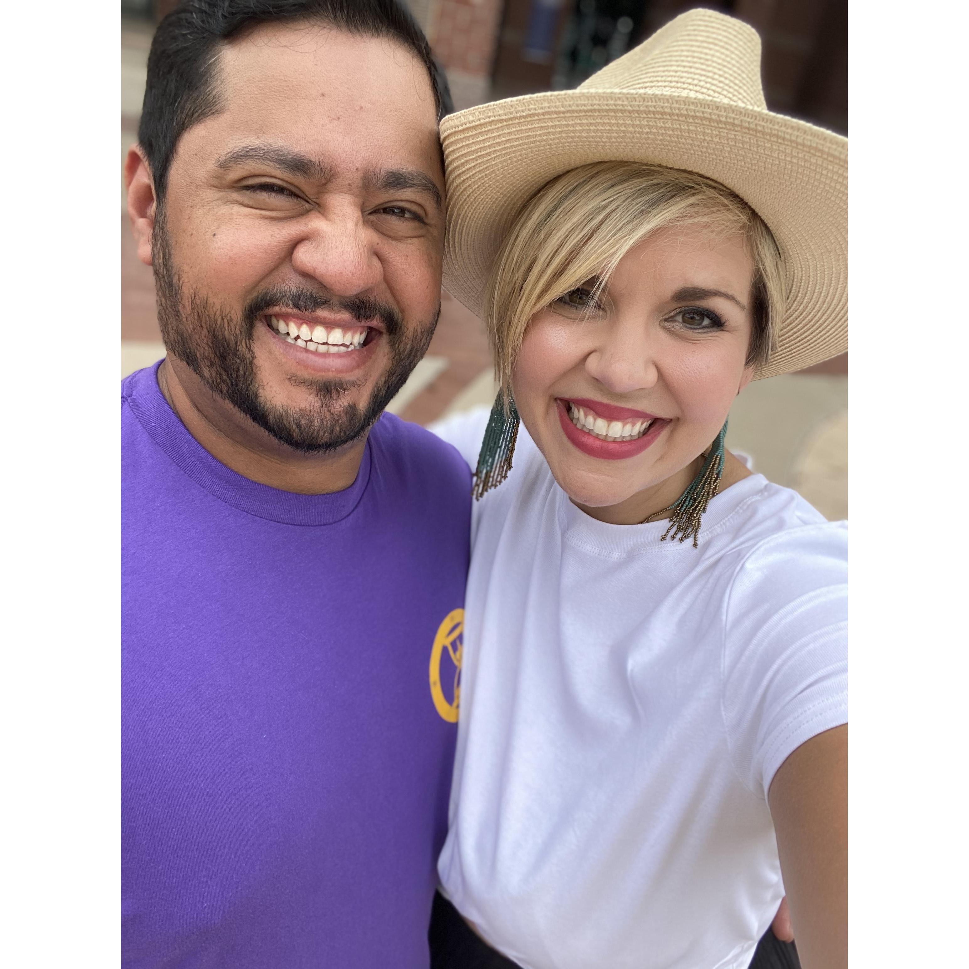 In OKC scootering around downtown