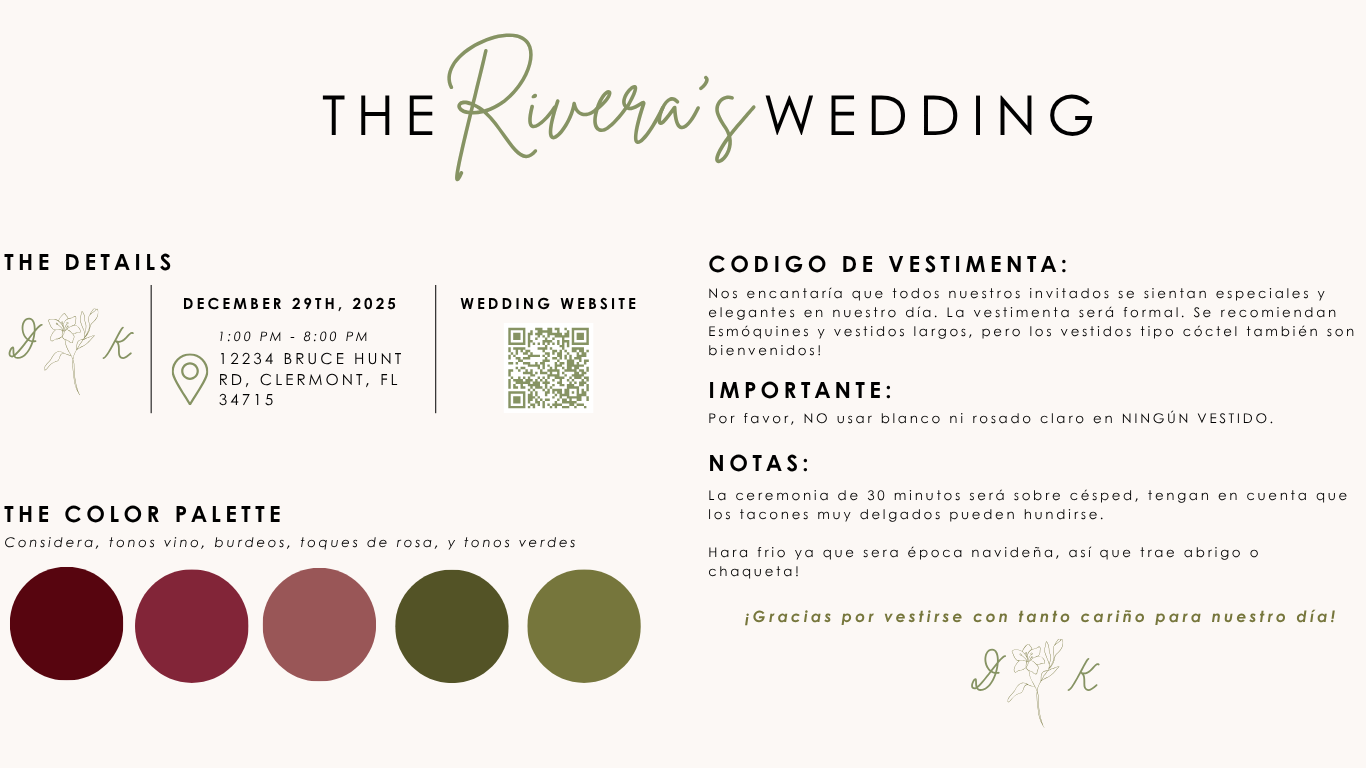 The Wedding Website of Karla Suarez and Dylan Rivera