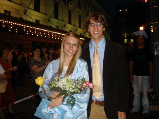 Ellie's high school graduation, 2009