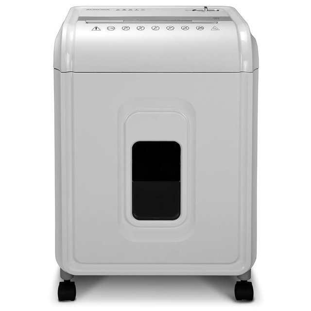 Aurora High-Security 12-Sheet Micro-Cut Paper/CD and Credit Card Shredder with 5.7 Gallon Pullout Basket / 60 Mins Running Time/Security Level P-4