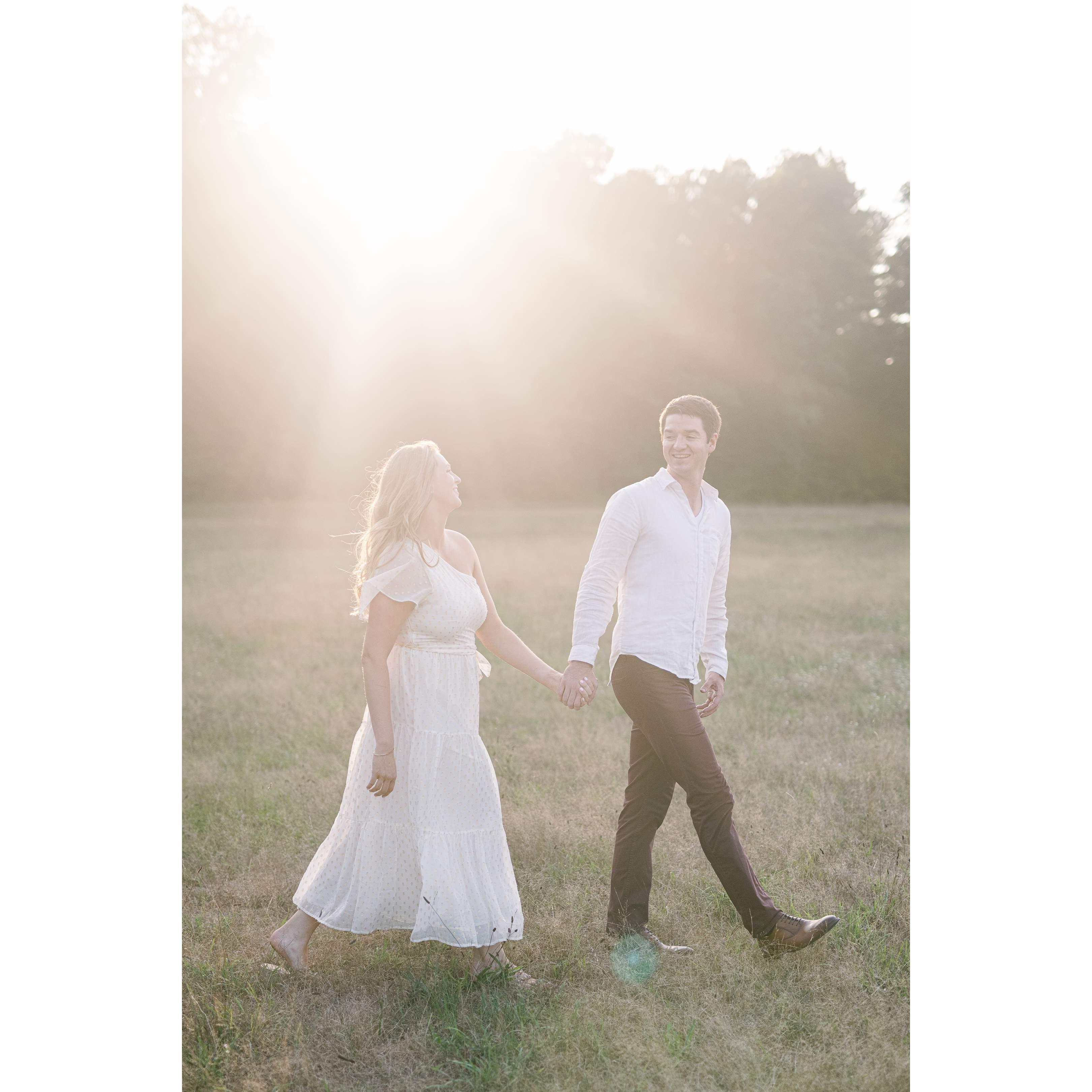 Engagement photo shoot at the Wayside Inn, Sudbury MA