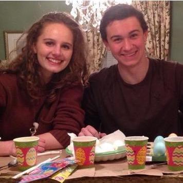 Coloring Easter eggs. (2014)