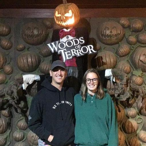 Celebrating our favorite holiday at the Woods of Terror in Greensboro, NC (October 2021).