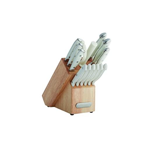Farberware Forged Triple Rivet Cutlery Set, 15-Piece, White