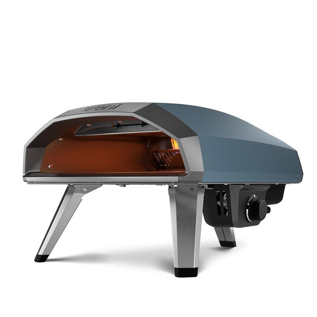 Ooni Koda 2 Gas Pizza Oven – 14" Gas Powered Outdoor Oven with 28 mBar Regulator and Gas Hose, Gas powered Portable Pizza Oven - Slate Blue