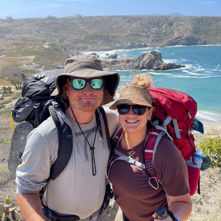 04/10/2021, Little Harbor, Catalina: In the midst of our Trans-Catalina Trail backpacking trip.