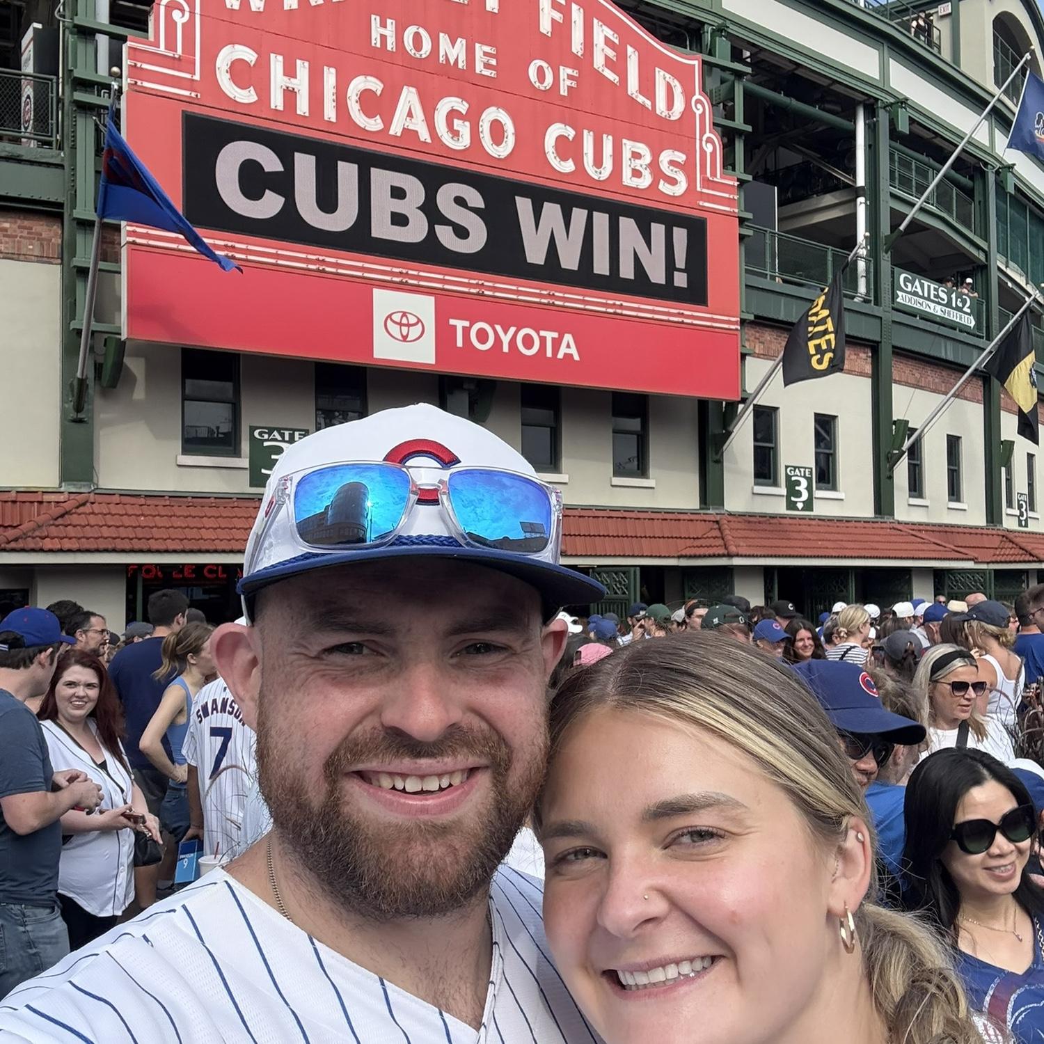 Thankful for a very good season from the Cubs.