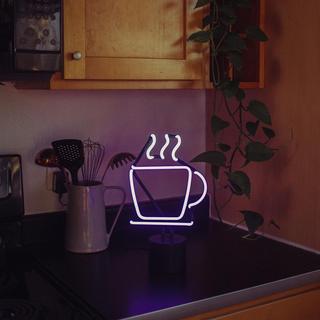 Coffee Desktop Neon Light