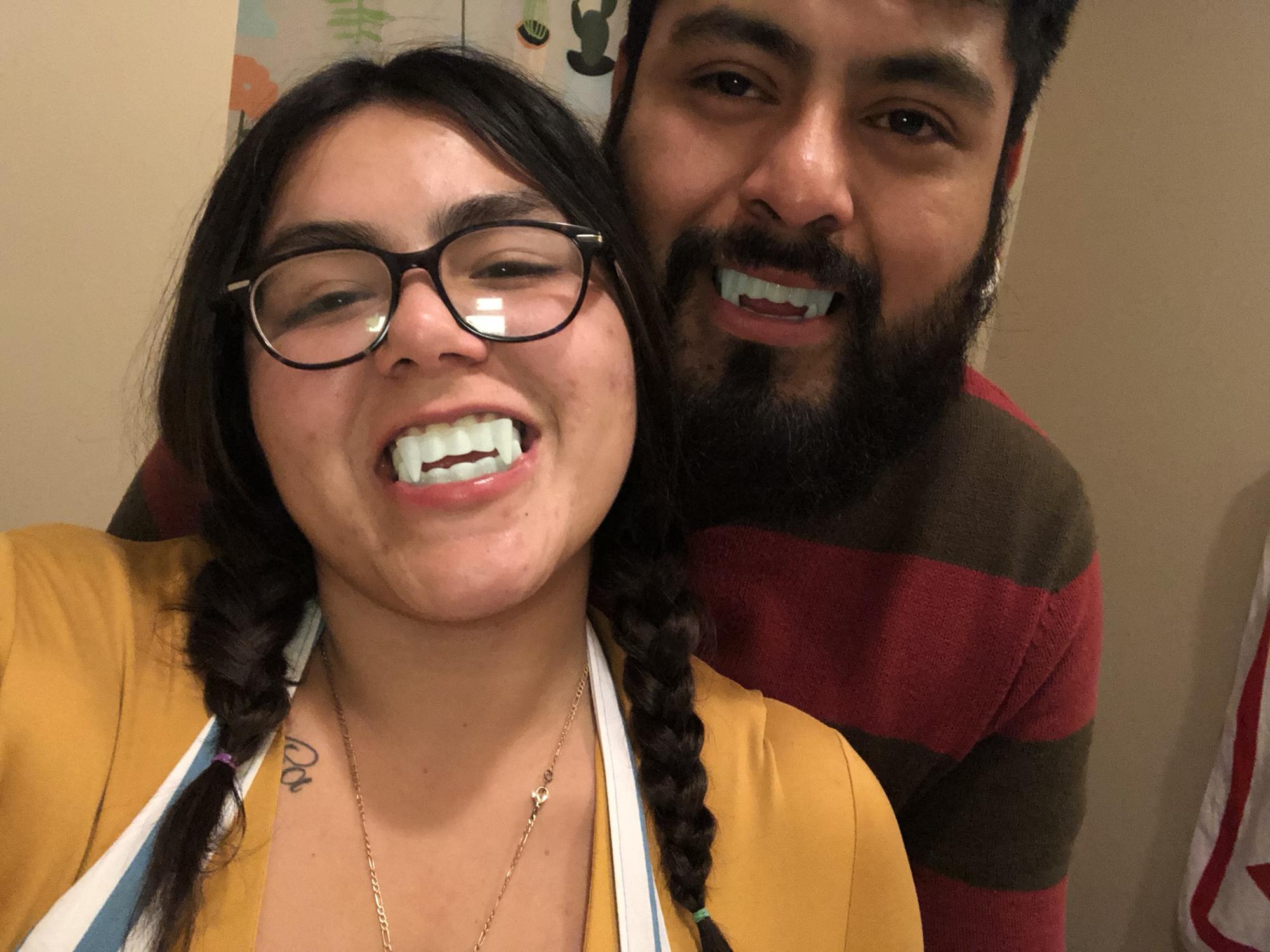 The first Halloween we had in Washington.