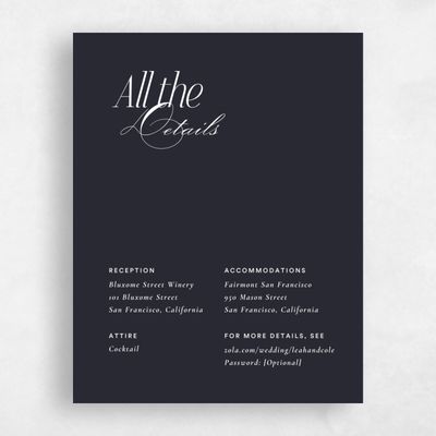 Ebony, Black Wedding Enclosure - Marion