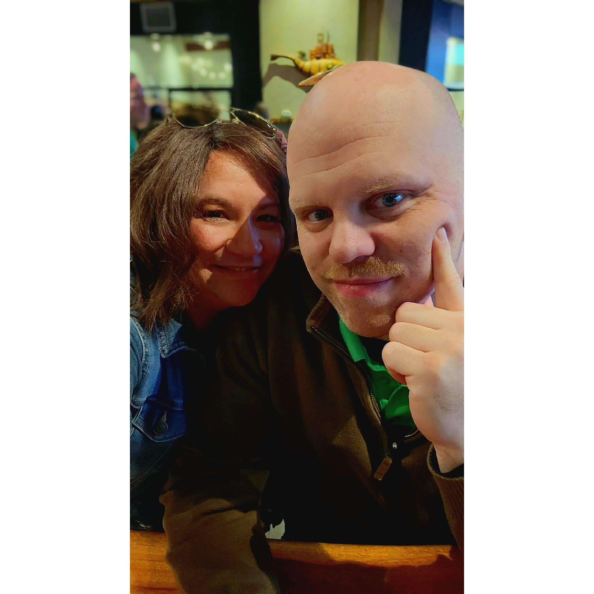 St. Paddy's Day 2024 at Warped Wing, where we had our first date