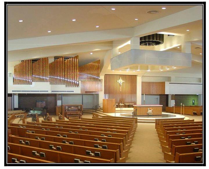 Inside St Charles Catholic Church