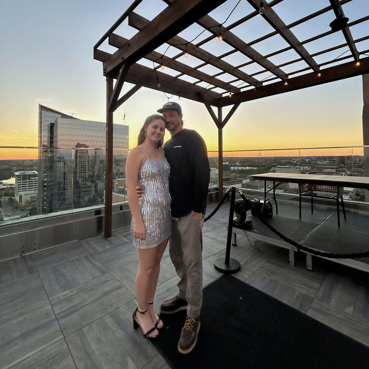 Rooftop bar for my birthday