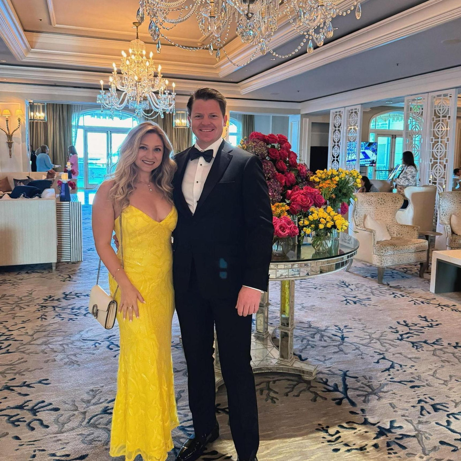 Attending friends' wedding in Palm Beach