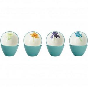 Bowl, Floral Mini, Set of 4, 4"