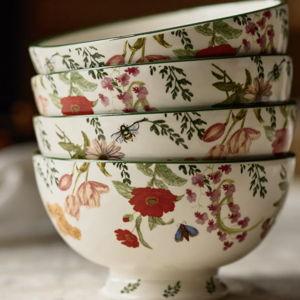 Eden Stoneware Cereal Bowls, Set of 4