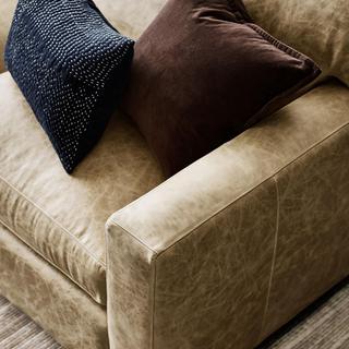 Washed Organic Cotton Throw Pillow Cover