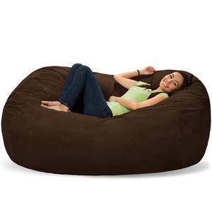 6 ft Lounger - Color: Microsuede Charcoal