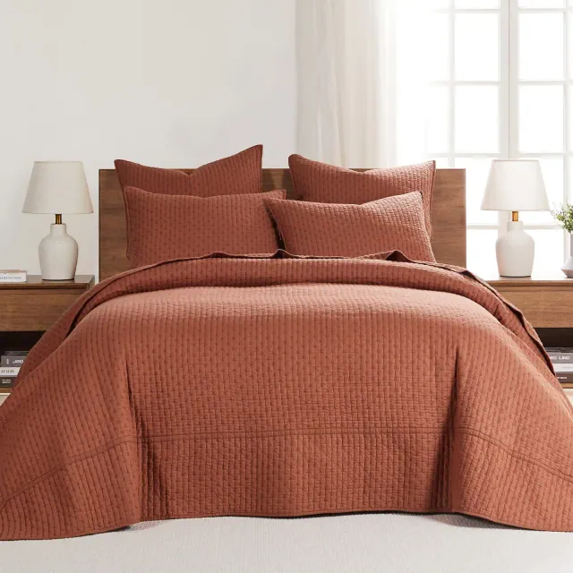 Cross Stitch Adobe Queen Bedspread Set - Levtex Home
