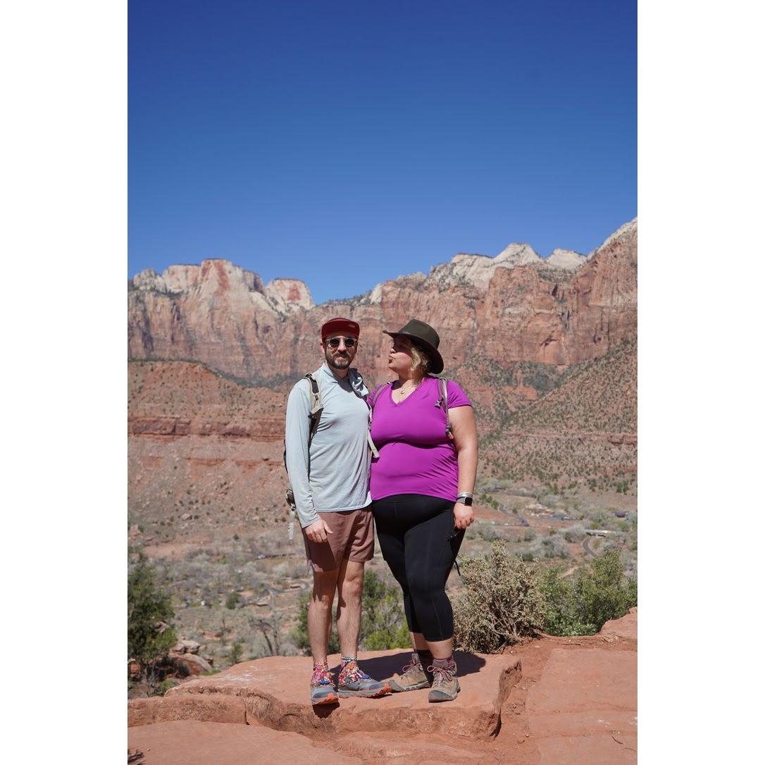 Our trip to Zion National Park when we went on an 8-day road trip through Utah