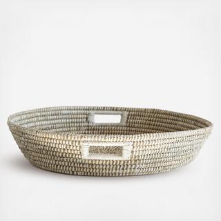 Handwoven Grass Basket