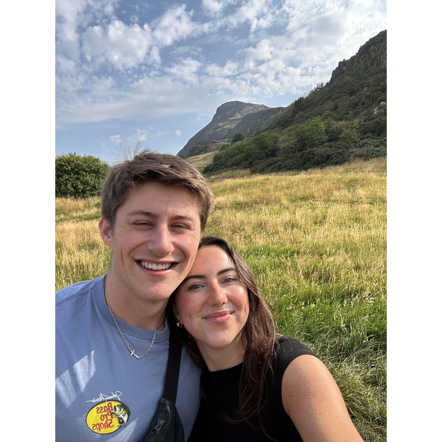 Right before we started the hike where Terry proposed!