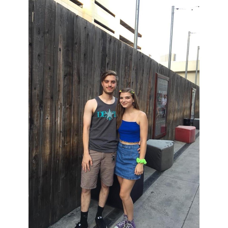 One of our first dates together at the Flatbush Zombies concert.
