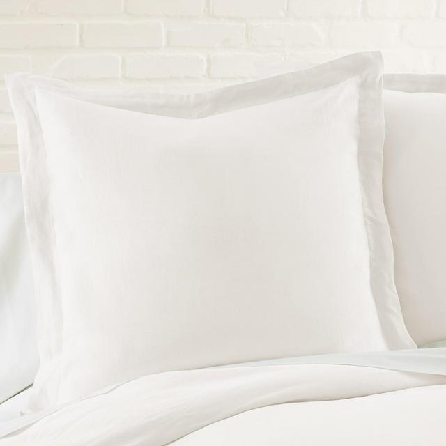 Washed Linen Euro Sham - Cream - Levtex Home