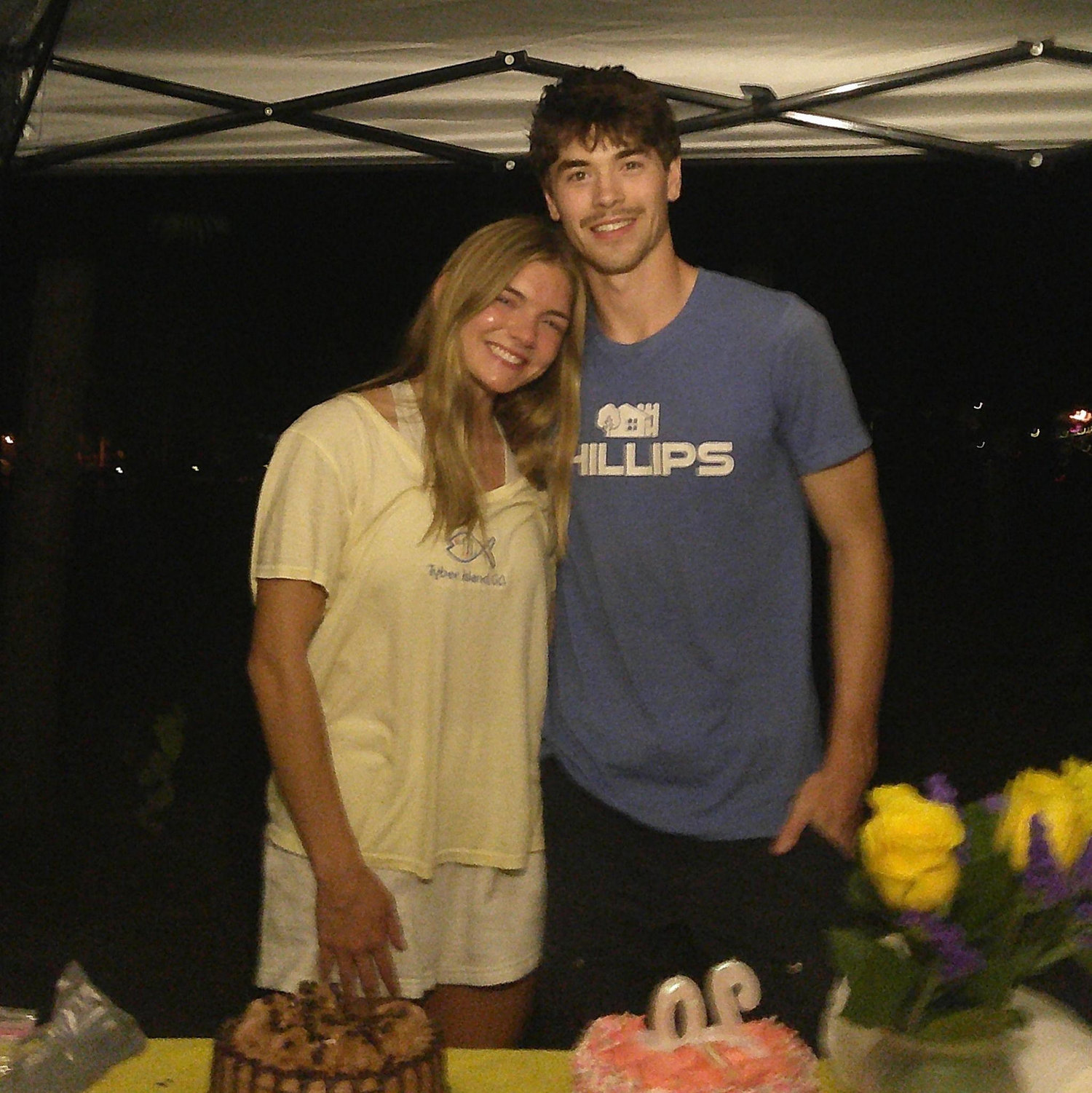 One of our favorite photos together from my 20th Birthday Camping Trip: So much fun celebrating all together :)