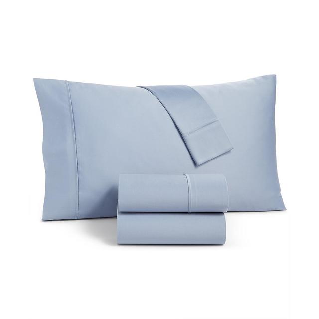 Charter Club Sateen Solid 500 Thread Count 4 Pc. Sheet Set, Queen, Created for Macy's